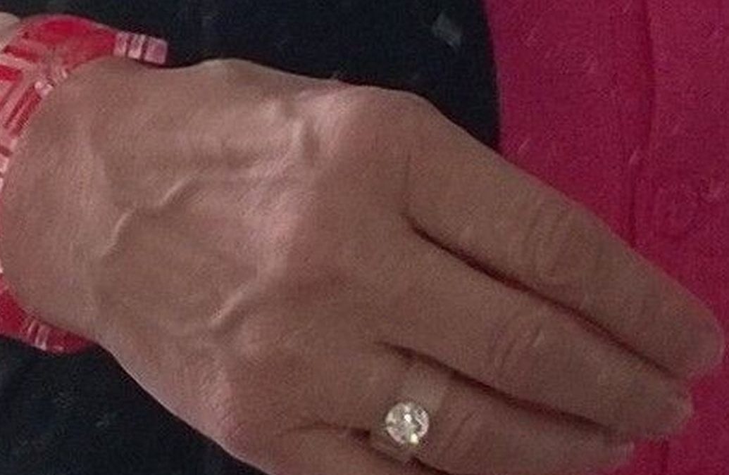bague de créateur, à brillant swarovski